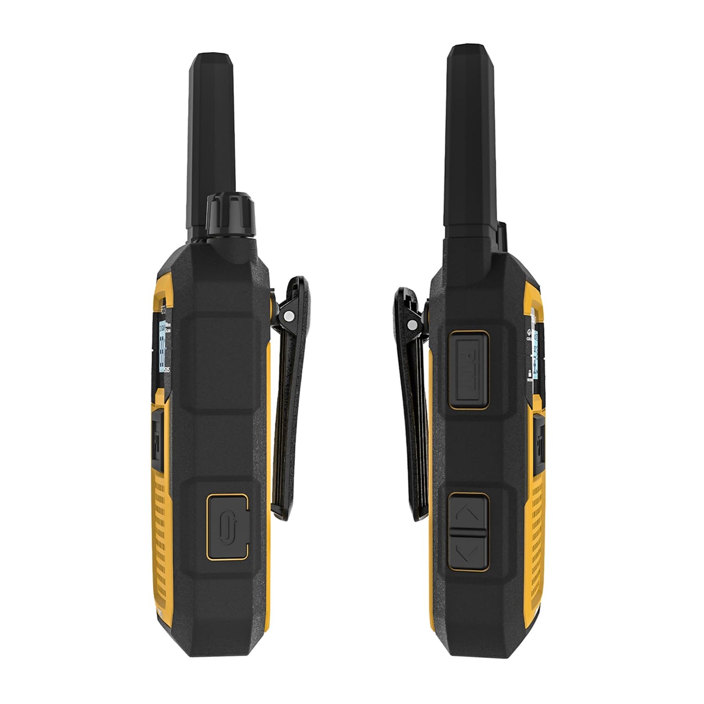 Retevis RB48 Waterproof Walkie Talkies, Heavy Duty Two Way Radio, Advanced Triple Proof, Vibration Call, USB-C, SOS,2000mAh, NOAA, 2 Way Radio(2 Pack) Yellow