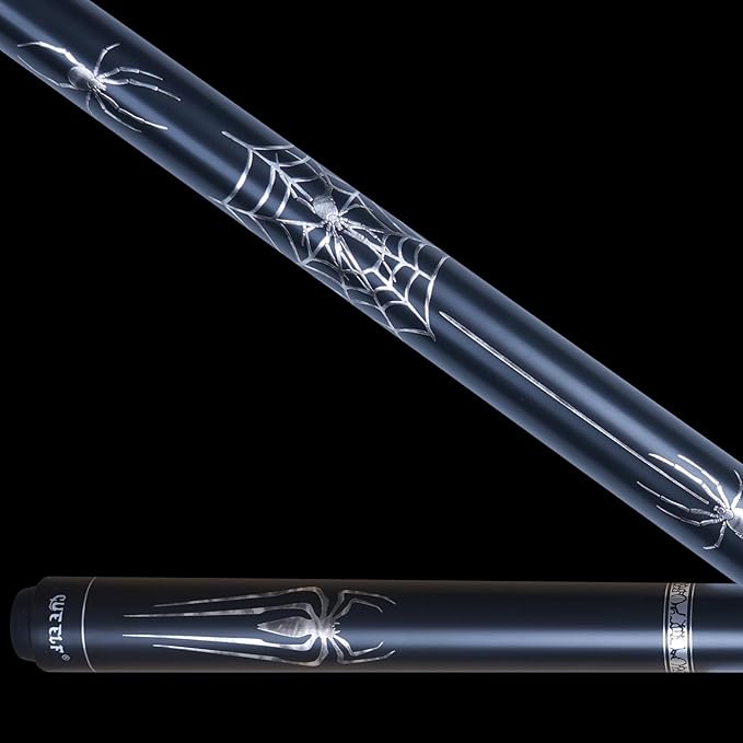 Pool Cue Stick Spider Professional Billiard Pool Cue Stick Low Deflection Pool Stick with Case