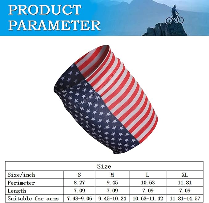 Running Phone Armband for Men Women,Universal Arm Bands for Phones Below 7.5 Inches,Waterproof Cell Phone Armband for Hiking,Running,Cycling,Climbing(Star Stripes S)