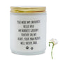 DFQ Freesia Scented Pet Memorial Candle Sympathy Gift for Dog Lovers