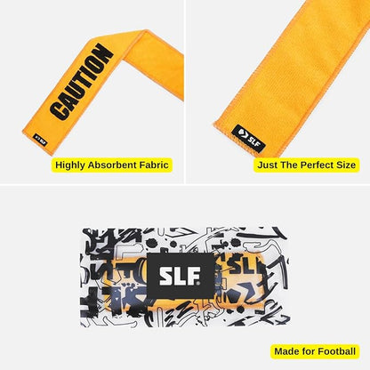 SLEEFS Caution Thin Football Towel