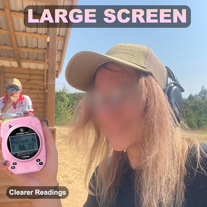 Shot Timer for Shooting Competition,Shot Timers with Protect Cover,Seamless Connection Device, Shooting Timer for Training&Dry Fire