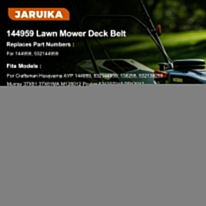 Jaruika Mower Deck Belt Craftsman LT1000 LT2000 LT3000 42 Inch Black 1/2x95