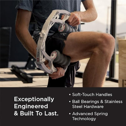 ROLL Recovery R8 Plus (Alpine White) - Deep Tissue Massage Roller