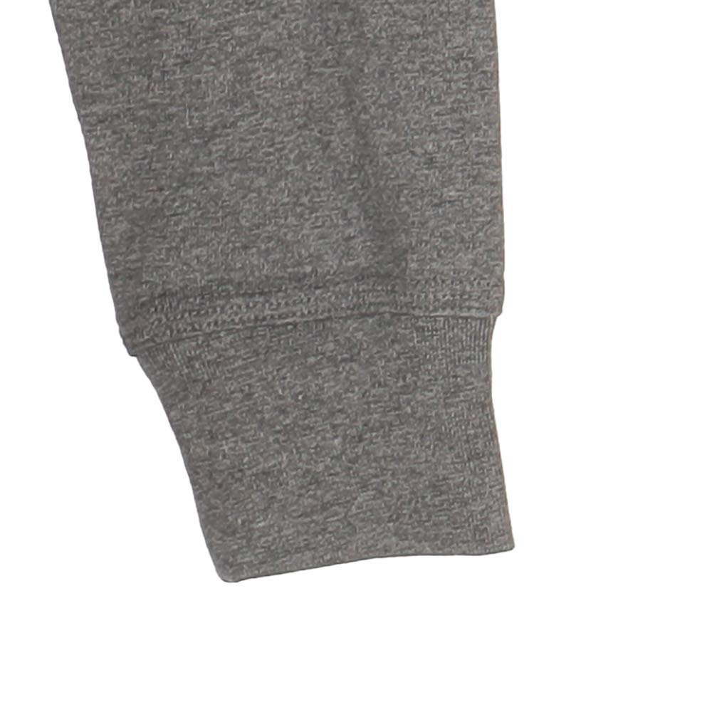 Wrangler Long Sleeve Henley, Charcoal Gray, X-Large Tall