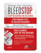 BleedStop™ First Aid Powder for Blood Clotting, Trauma Kit, Blood Thinner Patients, Camping Safety, and Survival Equipment for Moderate to Severe Bleeding Wounds or Nosebleeds - 4 (15g) Pouches