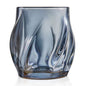 ANBFF Whiskey Glasses Set of 2, 8.5 OZ Twisted Crystal Rocks Glasses