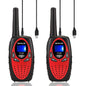 Retevis RT628 Rechargeable Walkie Talkies for Kids, 22 Channels 2 Way Radio with Backlit LCD Screen VOX, Kids Toys for 6-12 Years Old Boys Girls Birthday Gift, Indoor Outdoor Adventure(Red, 2 Pack)