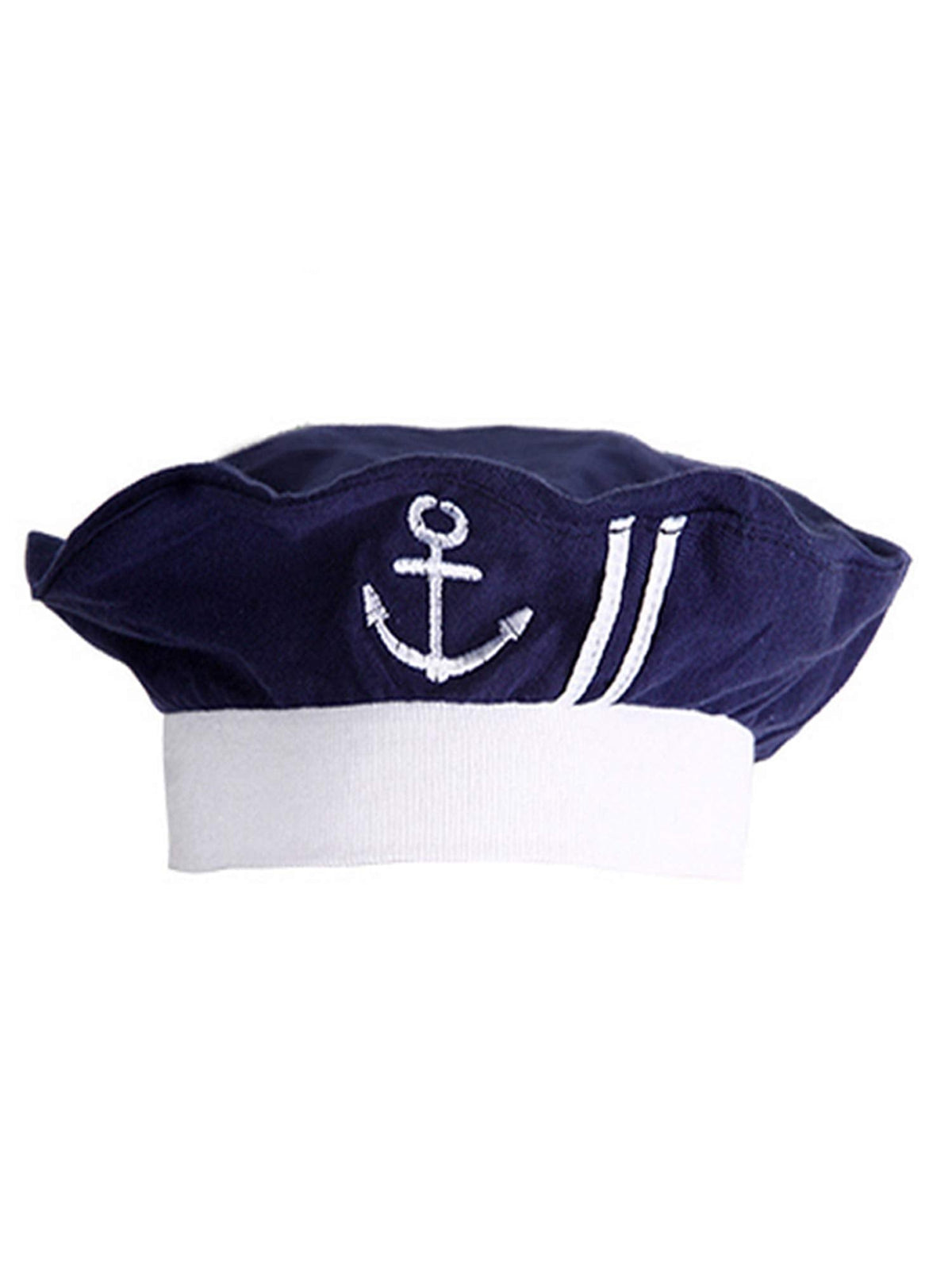stylesilove Baby Sailor Romper Set with Hat and Necktie