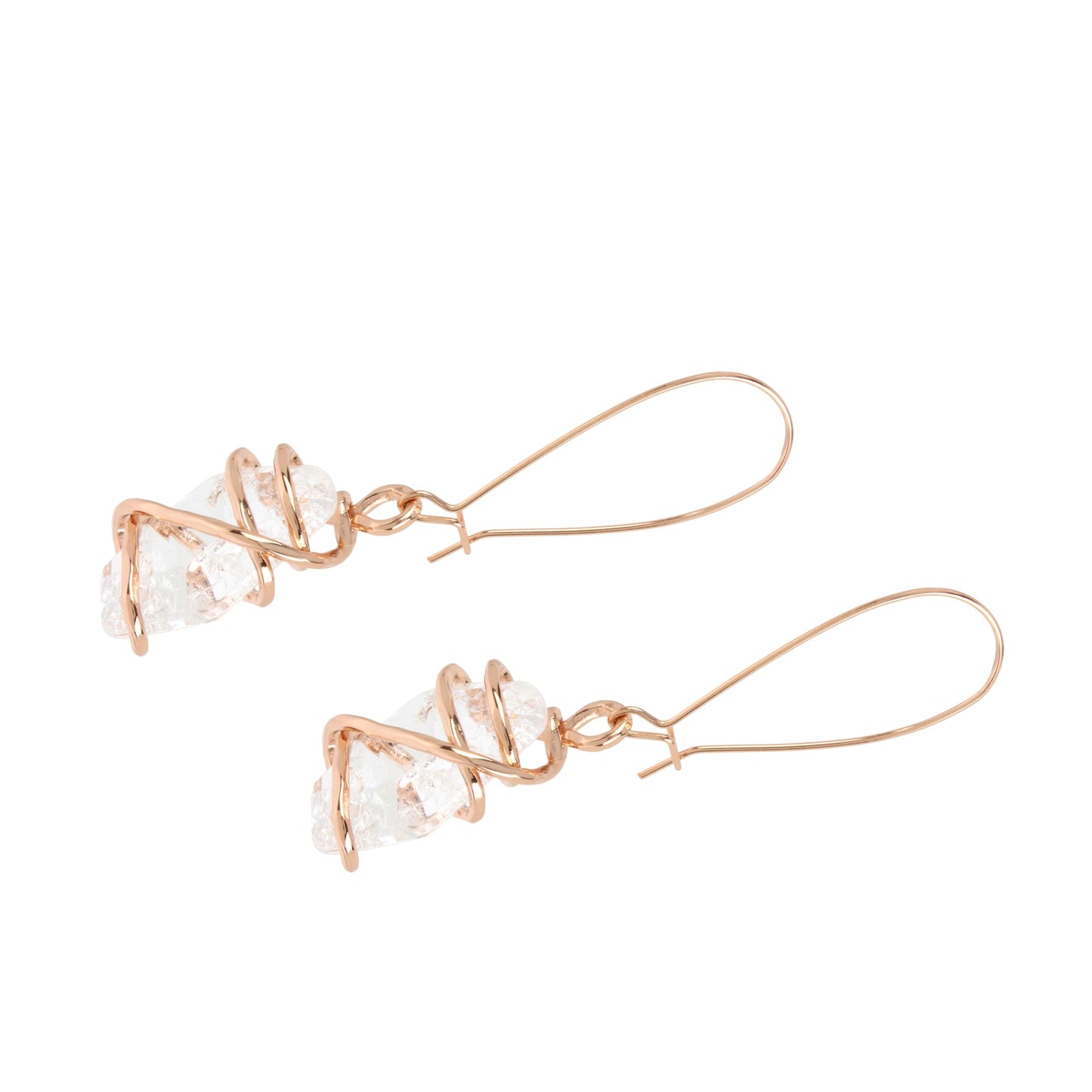Robert Lee Morris Soho Women's Caged Stone Crystal Dangle Earrings One Size