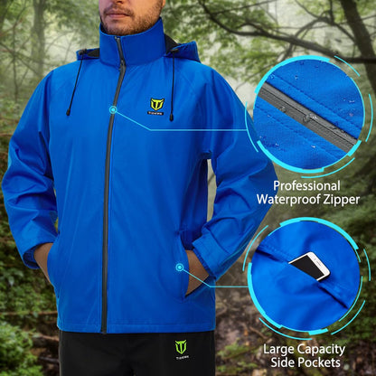 TIDEWE 2-Piece Rain Suit, Waterproof and Breathable
