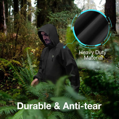 TIDEWE 2-Piece Rain Suit, Waterproof and Breathable