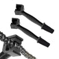 Kewucn 2 PCS Bike Motorcycle Chain Washer Gear Scrubber Durable ABS Black