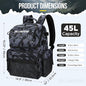 PLUSINNO Fishing Backpack with Rod Holders & Cooler and H5 Horizontal Fishing Rod/Pole Holders for Garage