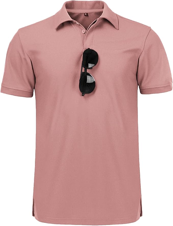 SCODI Mens Polo Shirts Performance Short Sleeve Tactical Shirts Athletic Golf Shirt for Men Daily Casual Collared T-Shirt
