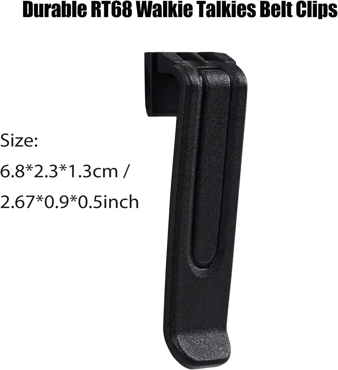 Retevis RT68 Walkie Talkie Belt Clips,Belt Clip Only Compatible with RT68 2 Way Radio(6 Pack)