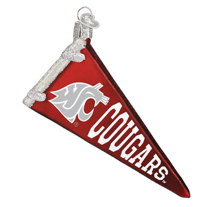 WSU Pennant Ornament