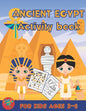 Ancient Egypt activity book for kids ages 3-8: Ancient Egypt themed gift for kids ages 3 and up - Paperback