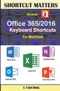 Microsoft Office 365/2016 Keyboard Shortcuts For Macintosh - Paperback