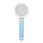New Pet Cat Brush Hot Selling Hand-held Steel Wire Self-cleaning Comb Looper For Hair Removal