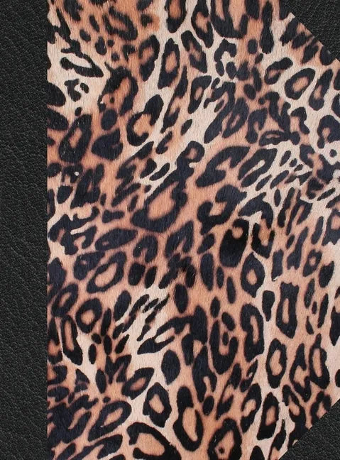 Notary Journal: Hardbound Public Record Book for Women, Logbook for Notarial Acts, 390 Entries, 8.5" x 11", Leopard Print Cover - Hardcover