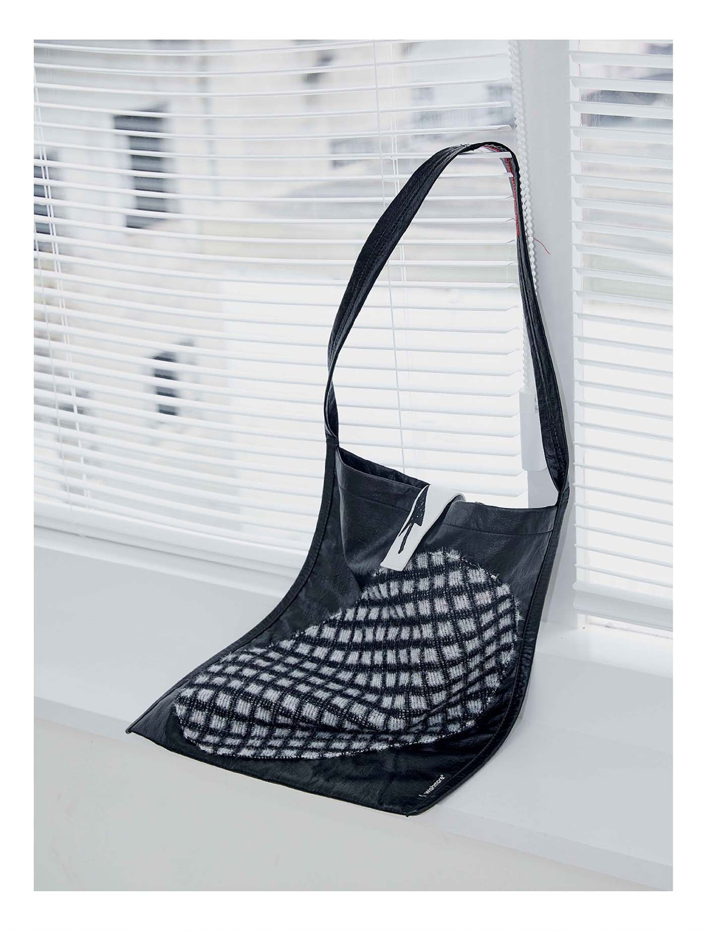 Splicing Shoulder Bag, Niche Design, Versatile Retro Bag, Original Checkered Large Capacity Bag For Women