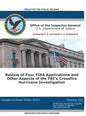 Office of the Inspector General Report: Review of Four FISA Applications and Other Aspects of the FBI's Crossfire Hurricane Investigation - Hardcover