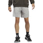 adidas Originals Mens Standard Legends 3-Stripes Basketball Shorts Metal Grey/White