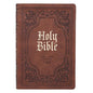 KJV Bible Thinline Brown - Leather