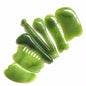 Handmade Natural Resin Face Point Guasha Massage Tool SPA Therapy Green Guasha Massage Sticks