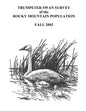 Trumpeter Swan Survey of the Rocky Mountain Population - Paperback