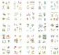 Gift box set sticker