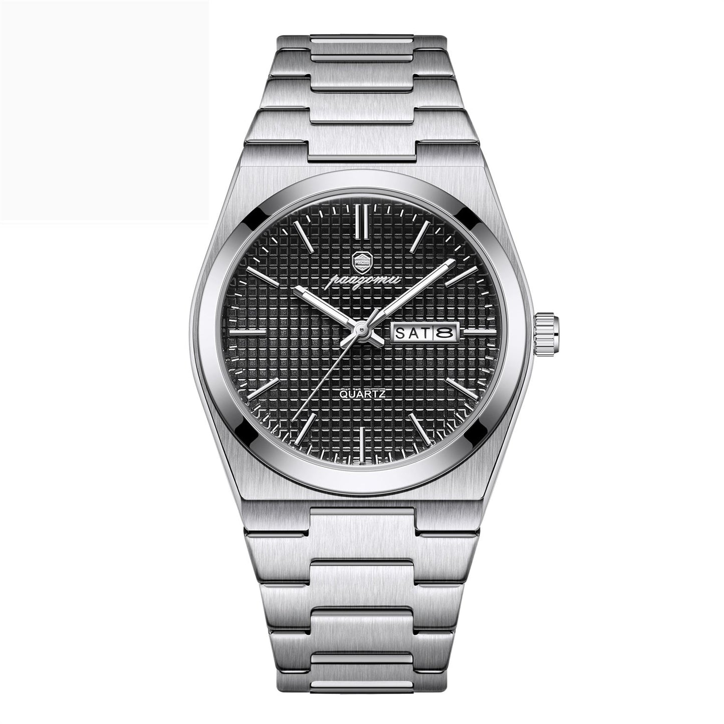 Luminous Quartz Waterproof Calendar Watch
