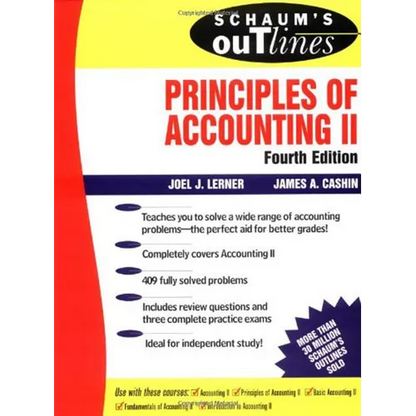 Schaum's Outline of Principles of Accounting II - Paperback