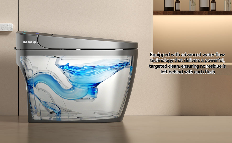 Unique Smart Toile,  One Piece Toilet with Bidet Built In,Intelligent Toilet ...