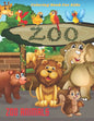 ZOO ANIMALS - Coloring Book For Kids - Paperback