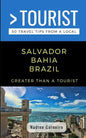 Greater Than a Tourist- Salvador Bahia Brazil: 50 Travel Tips from a Local - Paperback