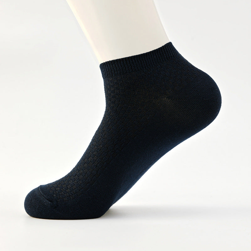 Mens Casual Soft And Breathable Mid-calf Socks