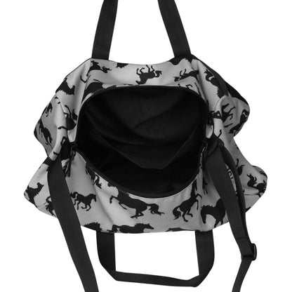 AWST Int'l Lila Silhouette Horse Duffle