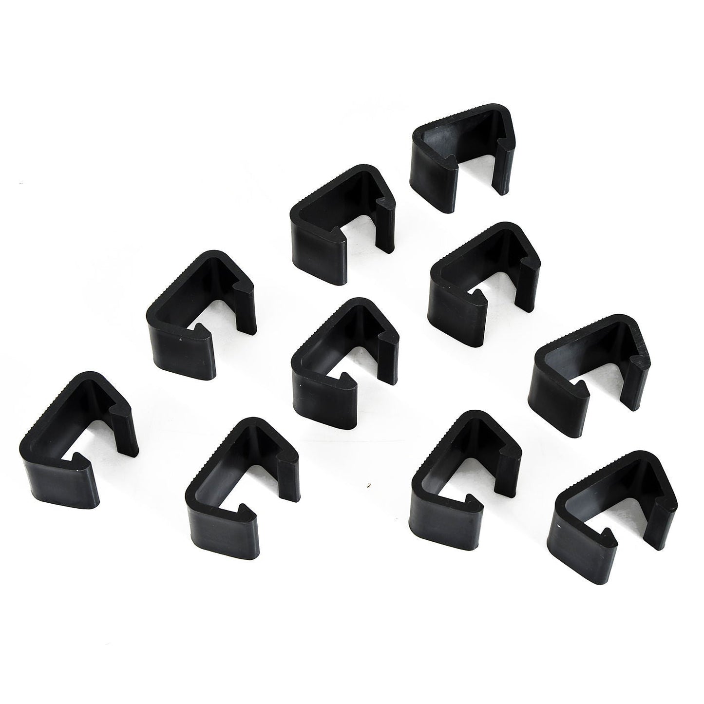 Outdoor Sectional Connector Clips Nylon Black Set of 10 Windproof