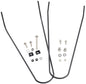 Benno Replacement Fender Strut and Hardware Kit - eScout 2018-2021