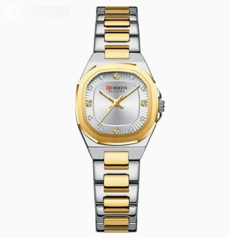 Business-Casual Womens Rhinestone Watch