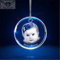 crystal  photo custom  laser engraving crystal sphere