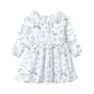 Children's Floral Cotton Long Sleeve Dress