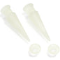 2 in 1 Glow in Dark Interchangeable Screw Fit Plug and Taper Set