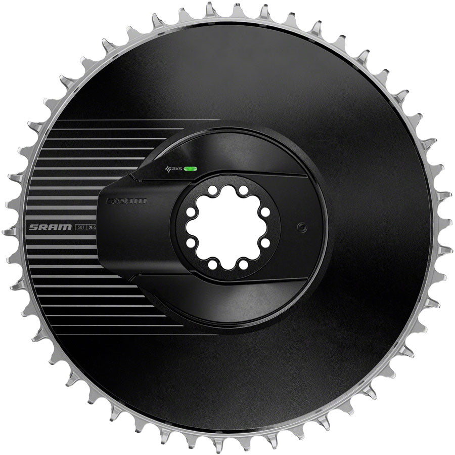 SRAM RED AXS Aero Power Meter Chainring Kit - 50t 12/13-Speed 8-Bolt Direct Mount BLK E1
