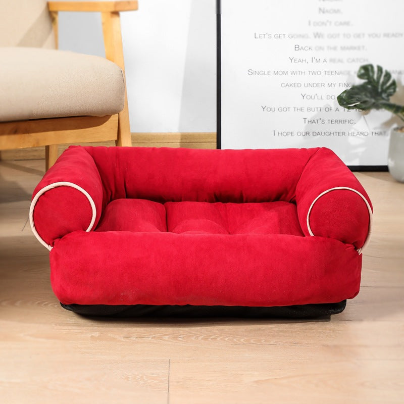 New Dog Bed Sleeping Sofa Pet Winter Warm House