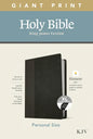 KJV Personal Size Giant Print Bible, Filament Enabled Edition (Leatherlike, Black/Onyx, Indexed) - Imitation Leather