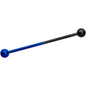 14G Black and Blue Two Tone Industrial Barbell 38mm