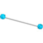 Faux Turquoise End to End Industrial Barbell 38mm